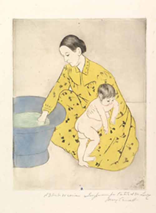 Signification Reves bain---Mary-Cassatt---1890-1891