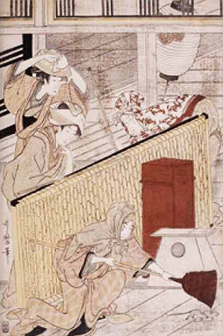 Signification Reves balayer Utamaro-Kitagawa---vers-1798-musguimet
