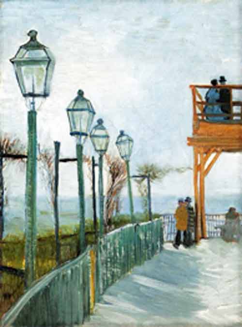 Signification Reves belvedere Vincent-Van-Gogh-Belvedere-Overlooking-Montmartre
